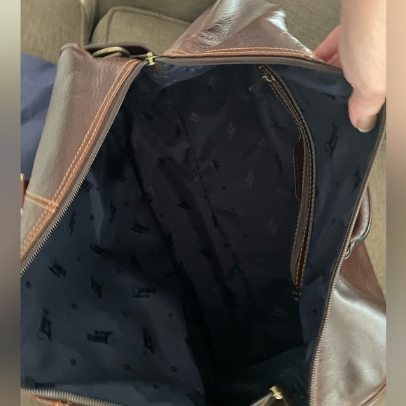 Leather Duffle Bag Links and Kings Sundance NWT - Picture 8 of 9